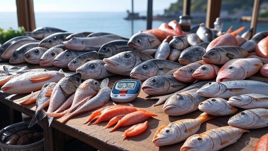 Рыба и морепродукты для диабетиков: таблица ГИ, ГН, ХЕ, БЖУ и Калорийность 1 6. ryba i moreprodukty 1